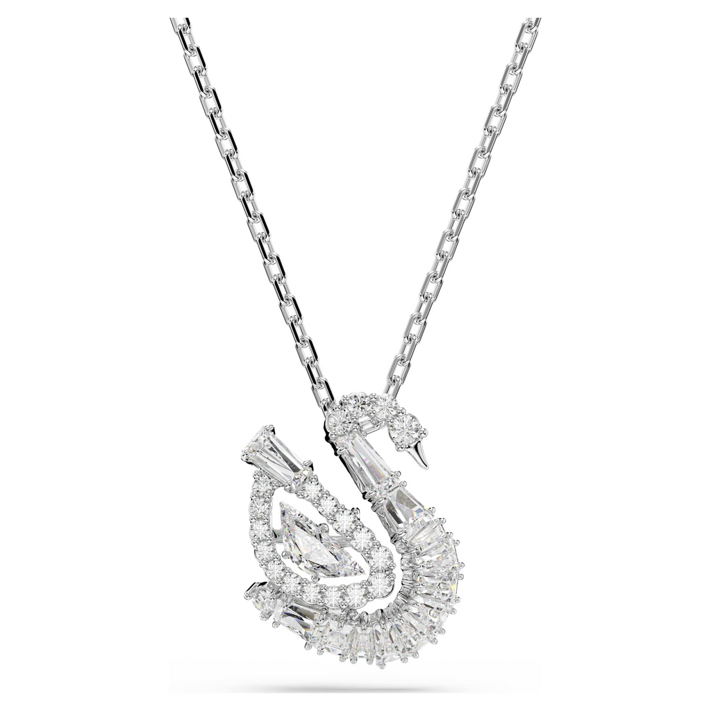 Swarovski Swan Ogrlica - Bijeli Kristal