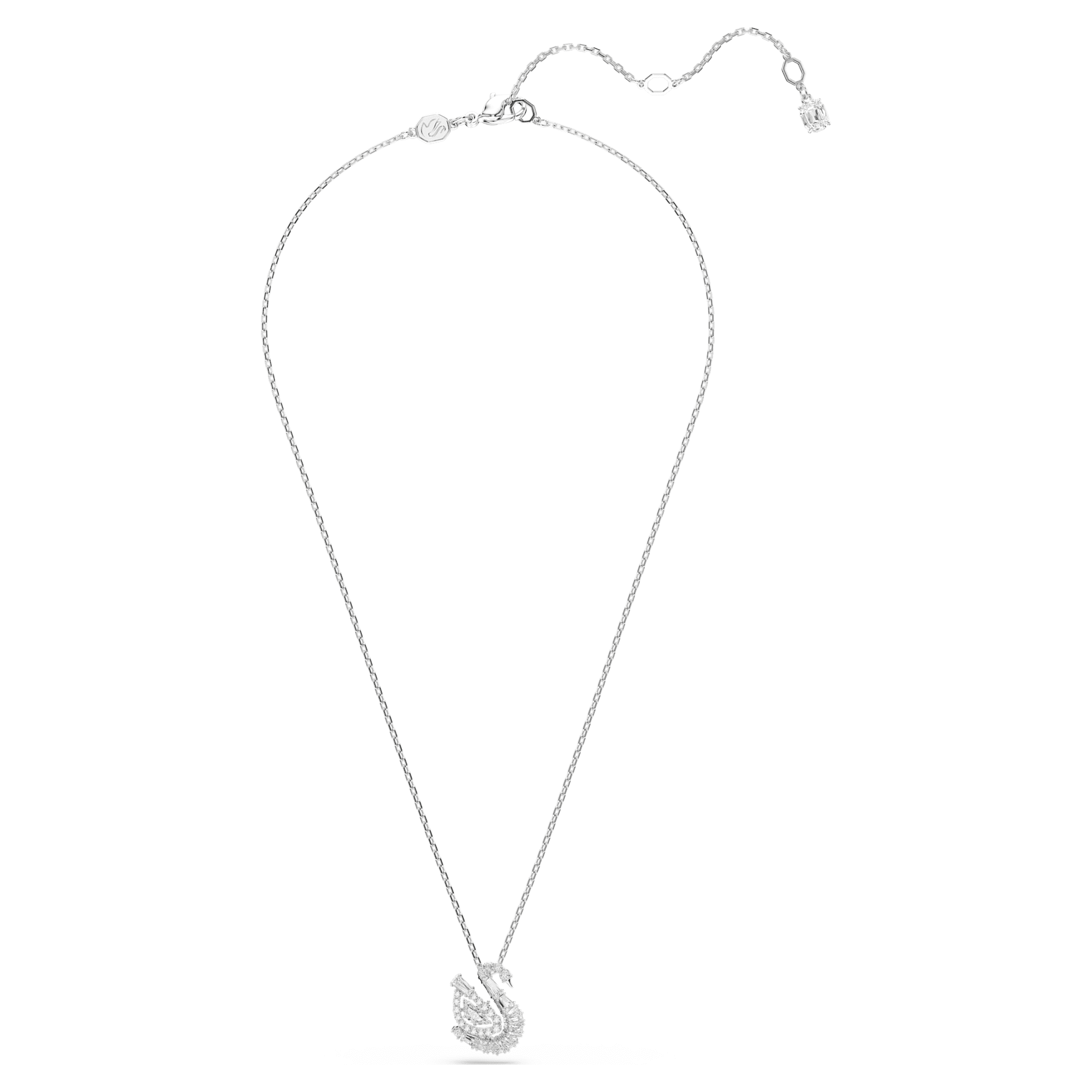 Swarovski Swan Ogrlica - Bijeli Kristal