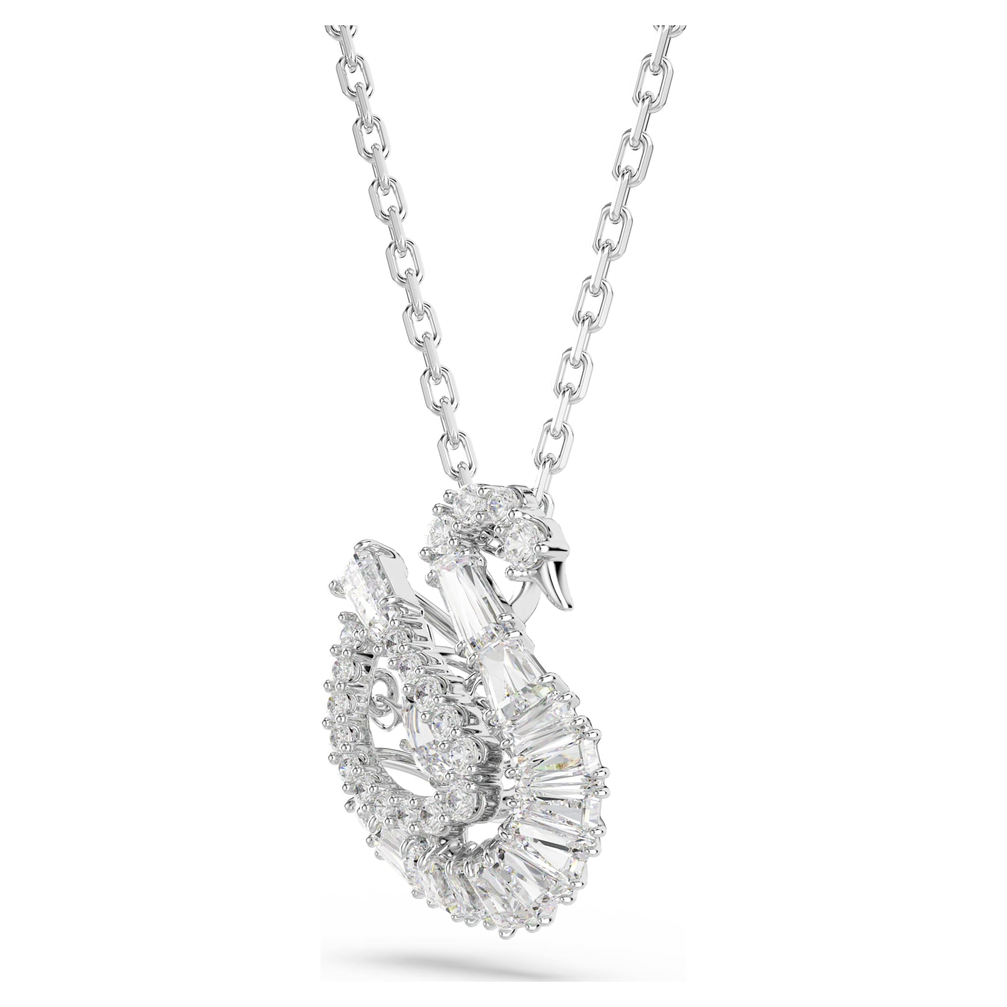 Swarovski Swan Ogrlica - Bijeli Kristal