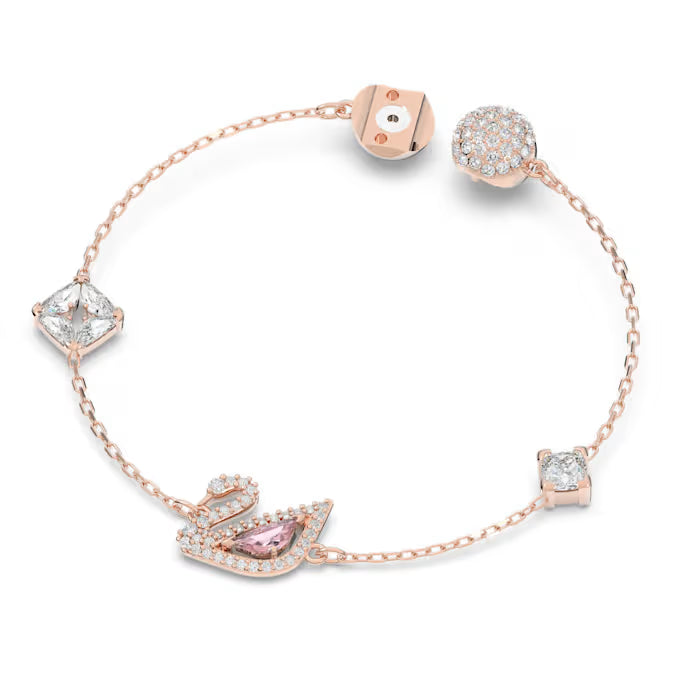 Swarovski Swan Narukvica Rose Gold