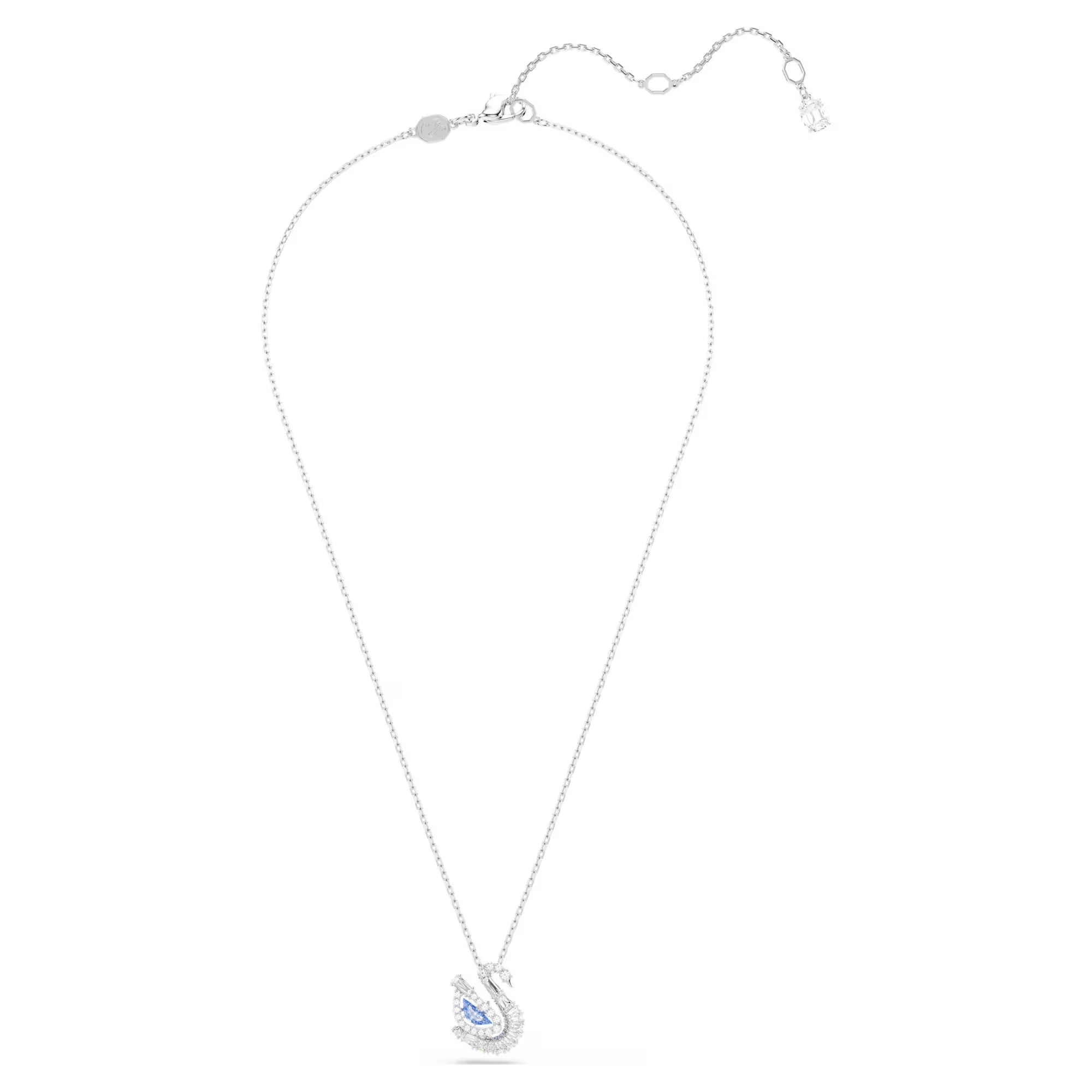 Swarovski Swan Ogrlica - Plavi Kristal