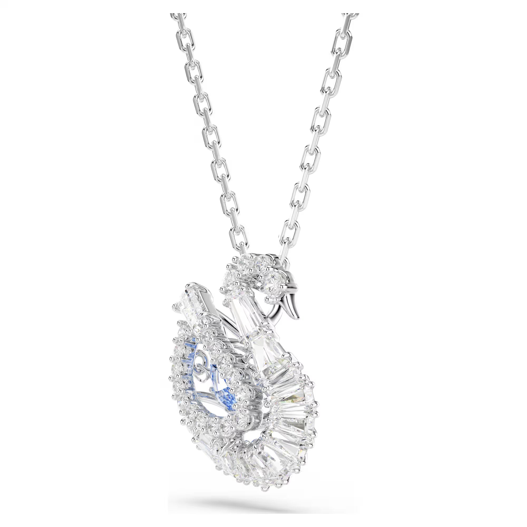 Swarovski Swan Ogrlica - Plavi Kristal