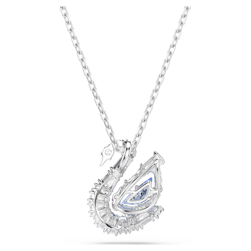 Swarovski Swan Ogrlica - Plavi Kristal